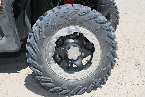 Tiresrims on 26 Terracross Itp Tires Mounted On 14 Itp External Beadlock Rims