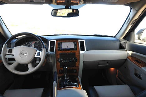 jeep grand cherokee interior. The interior is nicely appointed, 