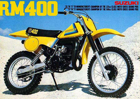 Suzuki RM400 motorcycle