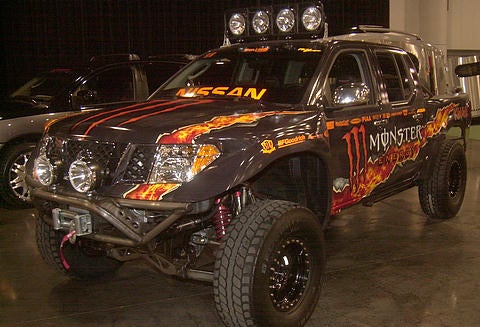  travel theme we spotted this Nissan Titan built by Spencer Low Racing.