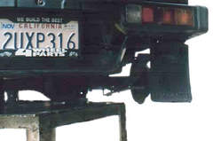 The rear axle supported on a roll-around table for removal. Click for a larger image!