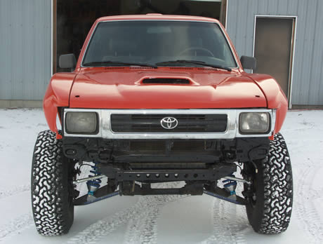 Project Off-Road Toyota after Maaco paint job.