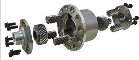 Exploded View of Detroit TrueTrac Differential