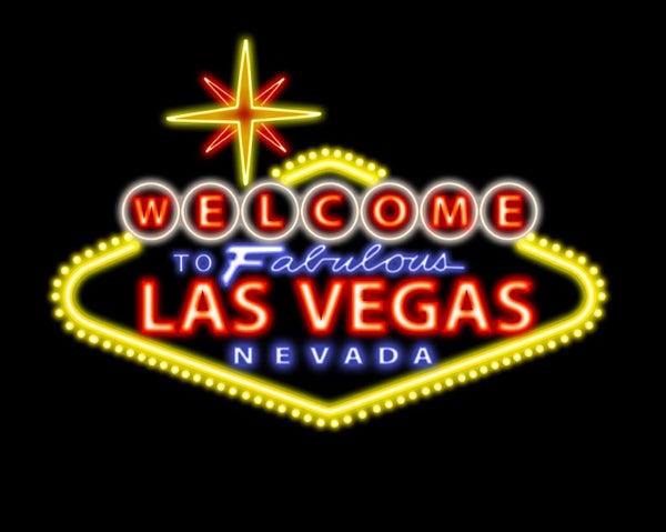 las vegas sign. Usually a trip to Las Vegas
