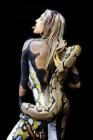 Body Painted...Snake girl