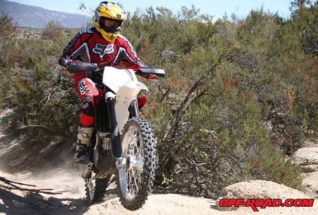 The new Husqvarna 2012 TXC310 highlights the company's cross country offerings. 