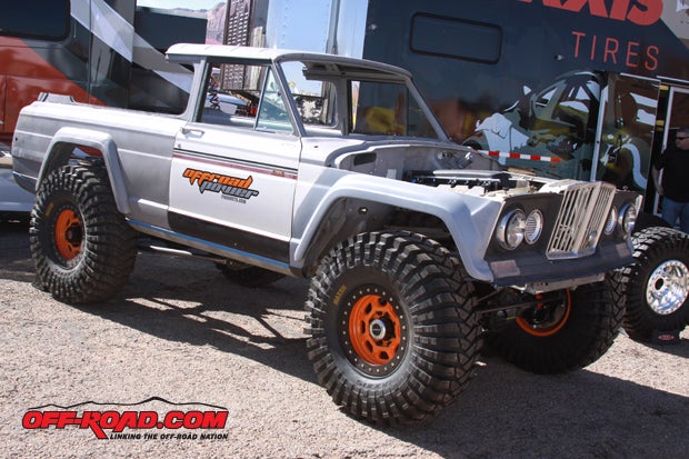 We spotted this radical 4x4 truck being built by the guys at OffRoad Power Products in Washington. Its a highly customized 1978 Jeep Cherokee Chief Wide Track with a V10 Viper motor, BD Power billet 48RE transmission mated to an Atlas II 3:1 Transfer Case, Dynatrac Pro Rock Axles, linked front and rear suspension, 40-inch Maxxis tires, a fully boxed frame and a slew of one-off parts. This is going to be one gnarly truck!
