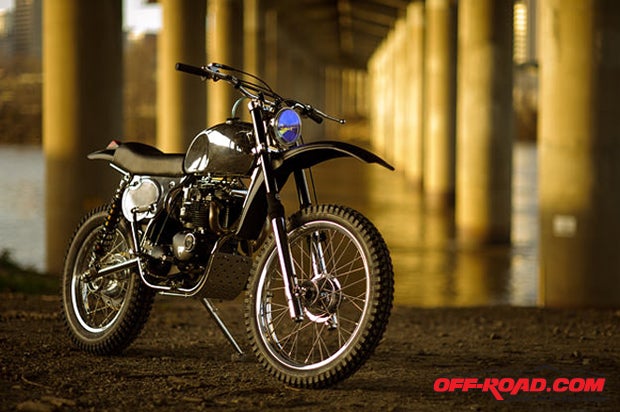 Here it is, one of the best looking Triumph dirt bikes ever built.