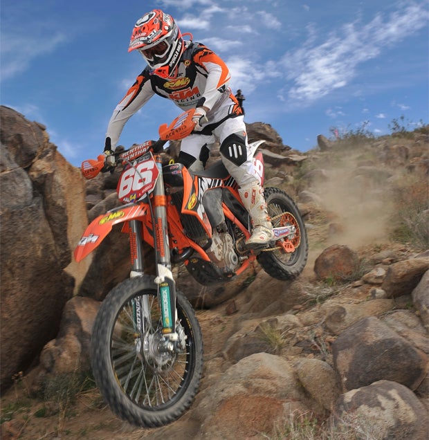 As hed done at round one, Kurt Caselli led most of the way. Unlike round one, he finished in front and in convincing fashion, with a seven-minute cushion.