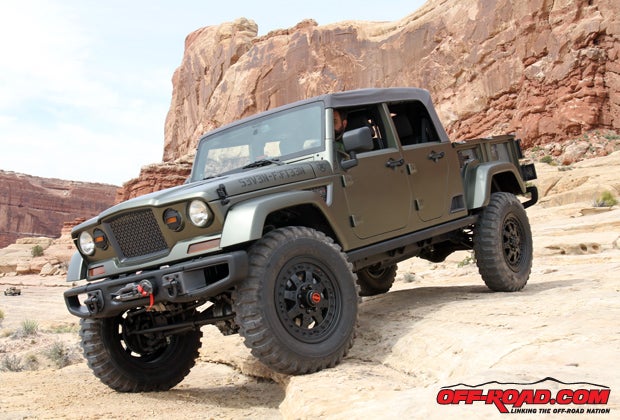 The Crew Cheif is the first concept Jeep has built on the four-door JK platform.