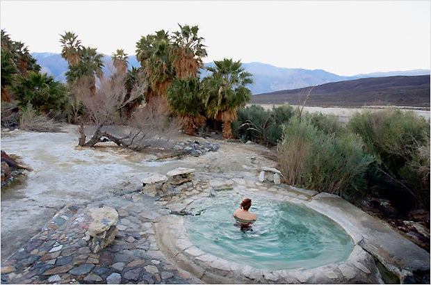 One of the pools at Saline Warm Springs. Photo by J. Emilio Flores