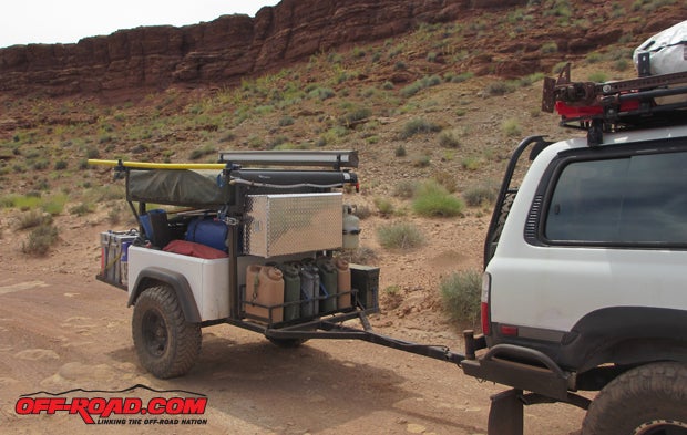 With proper frame and rack design, the Dinoot can be configured to carry an array of gear.