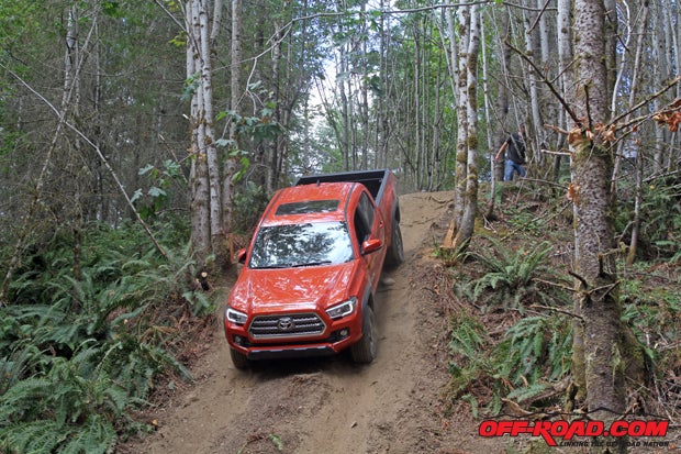 The Tacoma will gain the CRAWL system in 2016 on TRD Off-Road models, which was first employed on Toyotas 4Runner. This system will allow the driver to focus on steering the truck in slow-speed, technical off-road sections, as it will control the speed and braking for the truck.