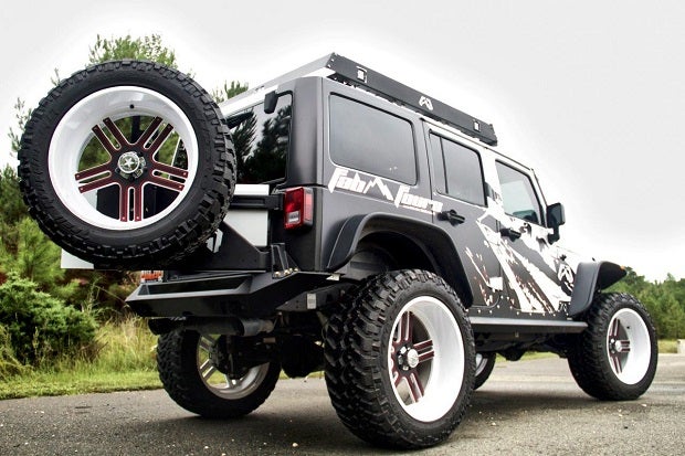 Or fab jeep jk tire carrier #4