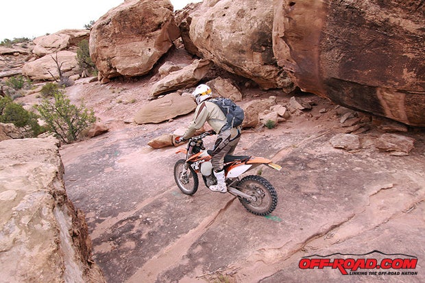 The Sovereign Trail offers a variety of different. Other than the unique slickrock for which Moab is known, the trail also features rocks of all sizes, sand, switchbacks and plenty of climbs and technical downhill sections.