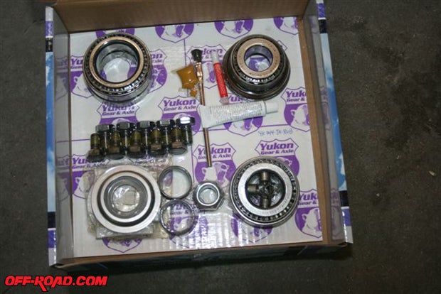 Always order a bearing kit with new gears. It includes everything youll need and saves time.