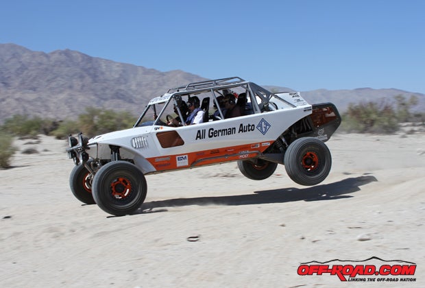 Along for the ride were a few of the teams European sponsors who were given the chance to experience some of what Baja has to offer firsthand in the AGM pre-runner and racecars.