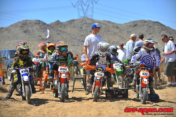 The Youth races once again kicked off race weekend with a number of enthusiastic kids and parents.