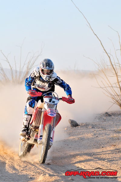 Colton Udall and the JCR Honda team finished in second at San Felipe. 