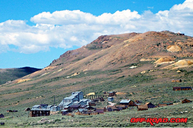 The town of Bodie grew to 12,000 residents and was most active after 1874 when the Standard Mine caved in and uncovered the richest vain of the district. The mines in Bodie produced a combined $100 million in gold.