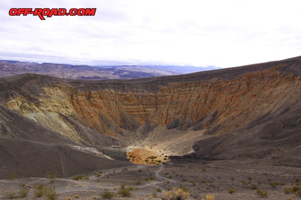 Ubehebe Crater in Death Valley, California.