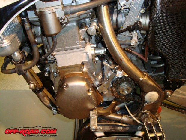 Doug Henry’s YZM400F. It’s the same engine minus the electric starter.