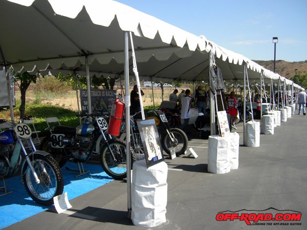 There was a large display area surrounding the building. There were tons of great bikes for us to drool over.
