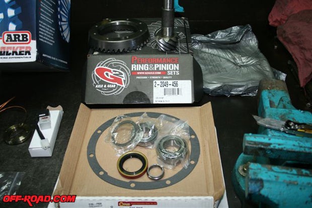 G2 offers complete sets of gaskets, seals, and bearings for every popular differential being used in four-wheelers.