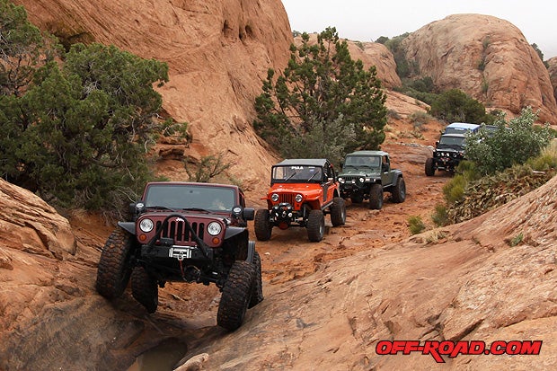 Try taking a major trip in 2013, such as the Rubicon Trail in Northern California or Moab, Utah (shown). 