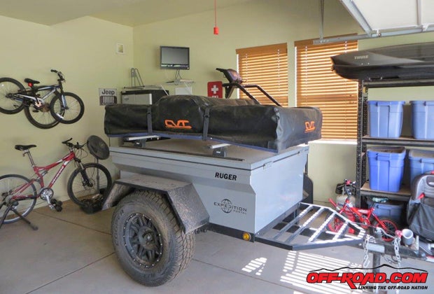 The CVT tent can be carried by any number of different types of trailers, as long as it can be secured to the proper rack bars its good to go. With the proper roof rack it can also be carried by a Cherokee and a JK Unlimited.