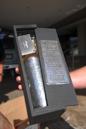 SCORE partnered with Azuñia Tequila for this unique bottle for the 43rd running of the Tecate SCORE Baja 1000. 