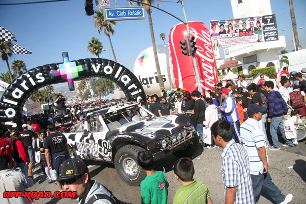 Tech and contingency was in Ensenada today, with the race starting tomorrow on Thursday, November 17. 