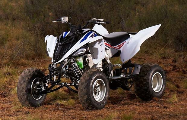 To celebrate its assembly in the U.S., Yamaha will offer a red, white and blue Raptor 700 for 2013. 