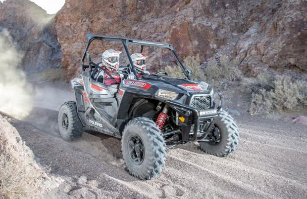 Increased suspension travel and ground clearance are some of the main selling points of the new RZR S 900. 