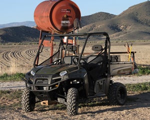 The Diesel Ranger is a new model for Polaris in 2011, featuring a 904cc three-cylinder diesel engine.