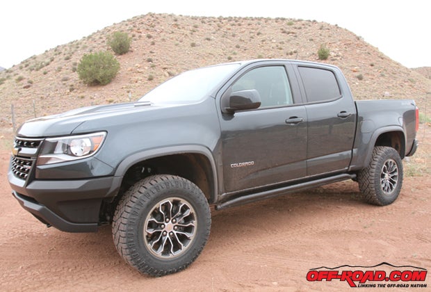 The Colorado ZR2 is not big on over-the-top styling cues, but it does have its own unique stance and profile. 
