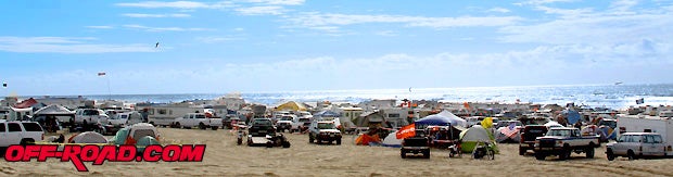 Many show up as early as Wednesday to have more time to relax and enjoy the 1,500 acres of sand dunes at Oceano Dunes SVRA (aka Pismo Beach). 