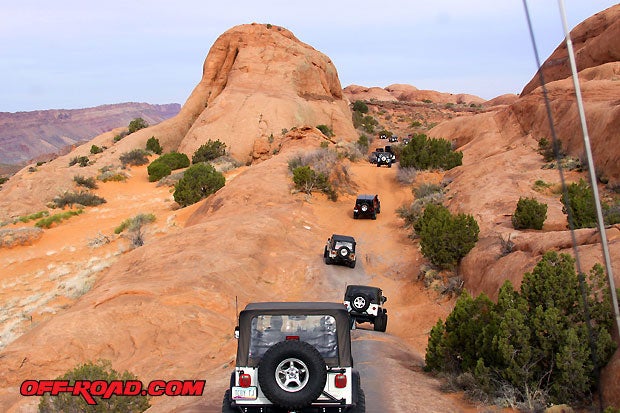 The colorful Moab red rock can be enticing to the eye, and very exciting behind the wheel. Passengers are also sure to enjoy it.