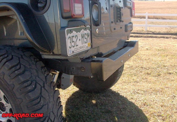 Jeep jk rear bumper mods
