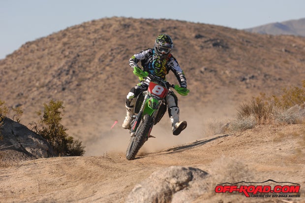 Three days after finishing third at the inaugural King of the Motos extreme desert enduro, Destry Abbott claimed third at the Moose Run, matching his round one finish.