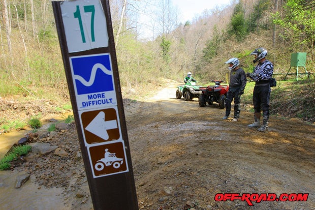 Trails will be marked with signs to give riders an idea of the difficulty level.