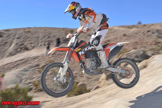 Best known as a Baja speedster, Mexicos Ivan Ramirez proved adept at the technical American desert as well, finishing 10th in his hare & hound debut.