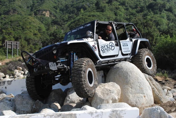 San Gabriel OHV Area: Off Road Obstacle Course (Photo Compliments of Mike Bishop / A.C.O.R.A).