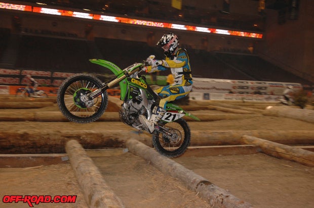 Privateer Matt Crouch earned a Spirit of EnduroCross award for his commitment to the series. (Destry Abbott was another winner of the award for having sold 100 tickets via his Web site to his own cheering section in Vegas.)