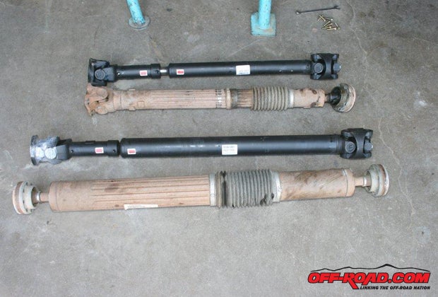 In my opinion, the Powertrain driveshafts are a much better design than the OEM shafts.