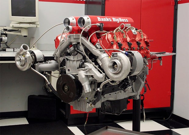 DURAMAX Diesel Engine built by Banks Engineering.