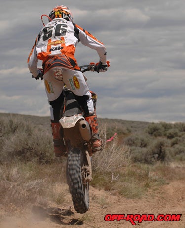 After following for much of the race, Kurt Caselli took advantage of a Kendall Norman crash to lead the way into the finish for the fifth time this season.