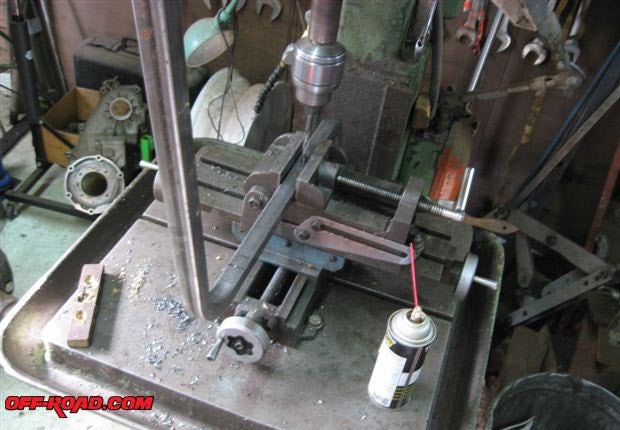 A mandrel bender is needed to build the bracket. You could also cut and weld the pieces together, but it wouldnt look as professional.