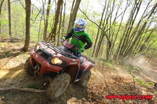 Although Kawasaki only brought out a handful of sport models for the ride, the more utility-purpose vehicles, such as the Mules and Brute Force ATVs, still performed well on the trails. 