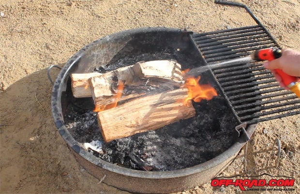 Backcountry safety is made easier thanks to the ability to douse campfires.